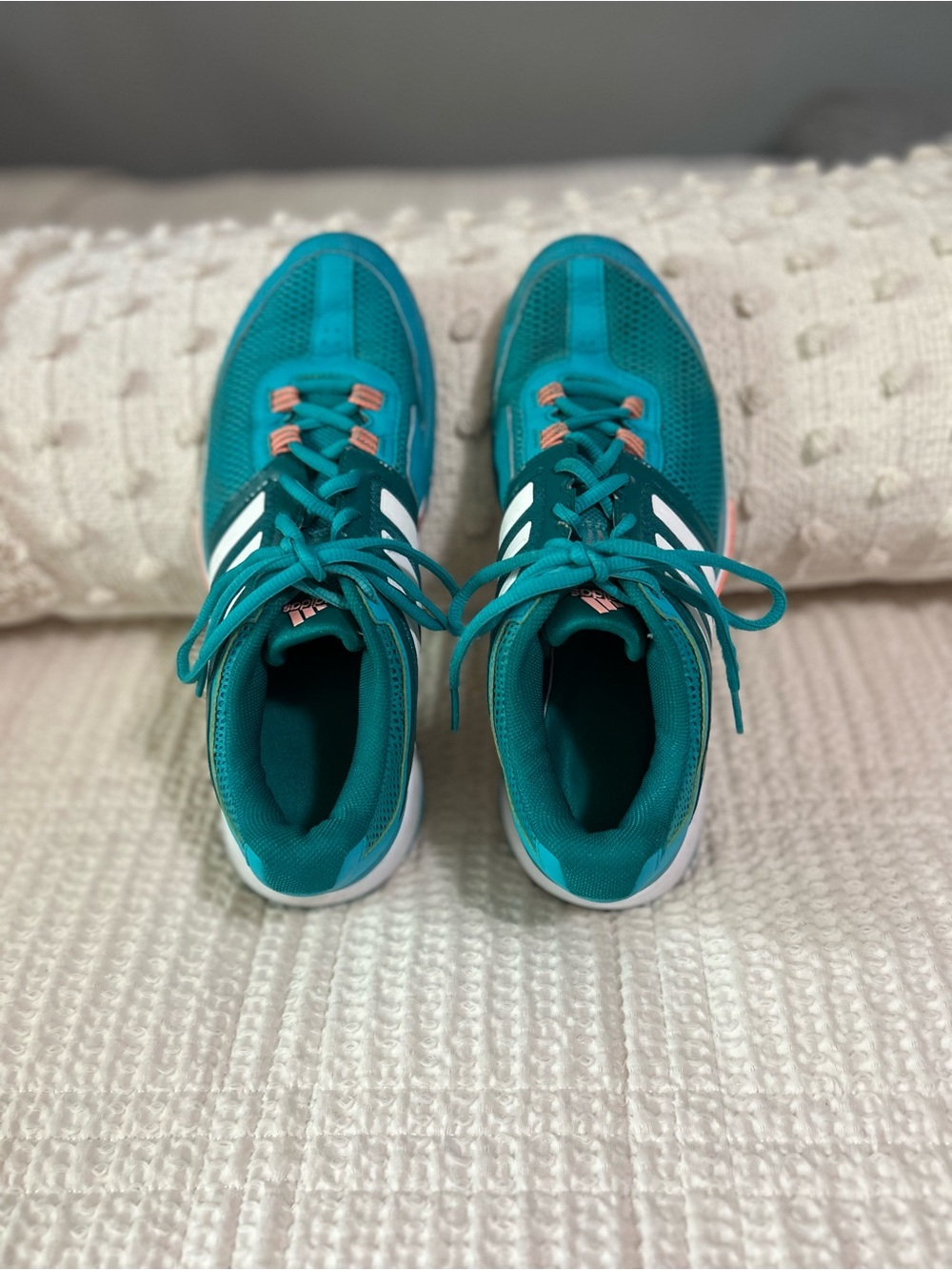Women’s Adidas Adiprene + in Turquoise and Orange